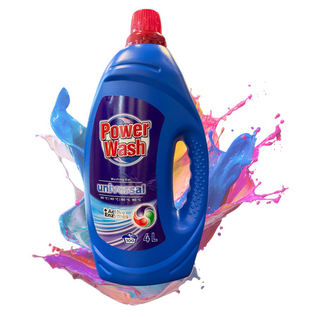 Power Wash żel do prania 4L Uniwersal 92 prania